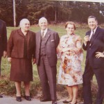 Roland, Nelly, Werner et leurs parents, Wohlen 1971