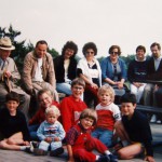 Photo de famille à la Rochette, en 1988 (par W.W.)